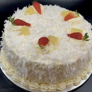White Chocolate Pineapple Cake