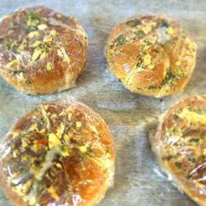 Korean Bun – Sweet Cream Cheese Garlic Bun