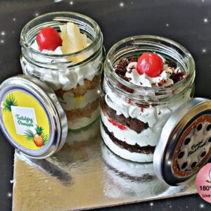 Black Forest Jar Cakes