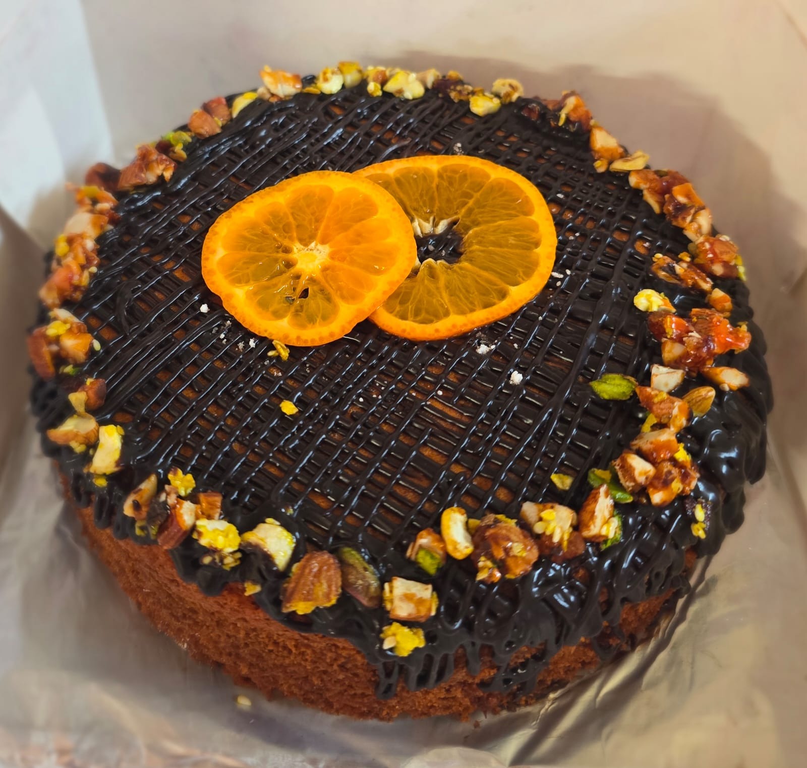 Zestful Orange Chocolate Cake